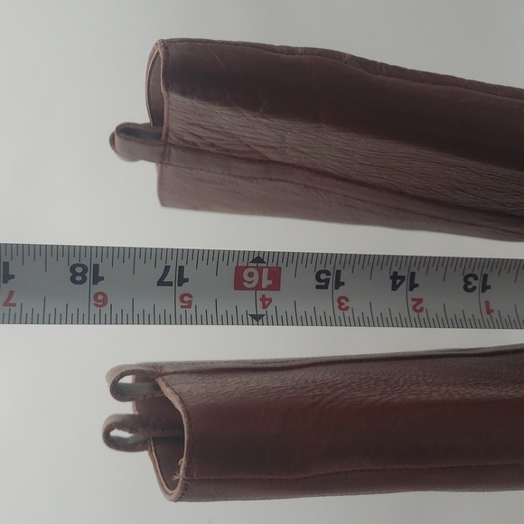 1271- Sam Edelman Prina2 Red Wood Leather Women's Boots Size 6 Wide Calf NWT - Picture 7 of 10